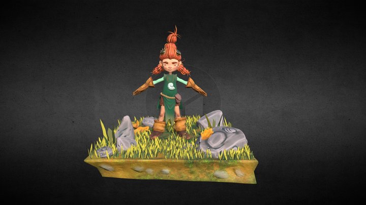 Snail Rider 3D Model