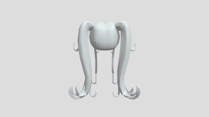 LongHair 3D Model