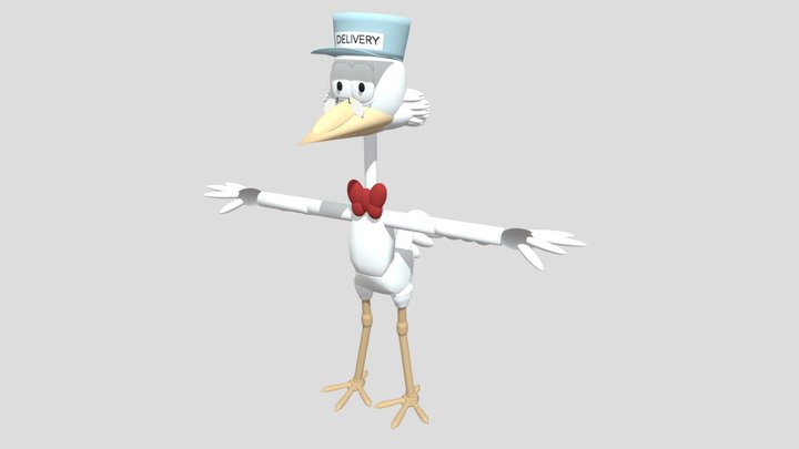 Vlasic Stork 3D Model