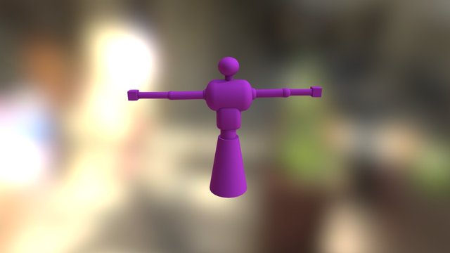 3 Week Character Project 3D Model