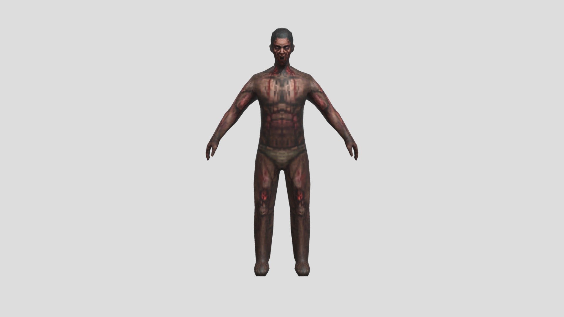 Dead frontier Male Zombie Naked