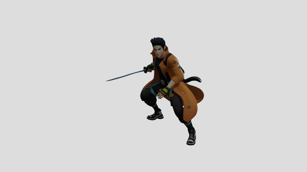 Ronin – Stylized Cyberpunk Agent