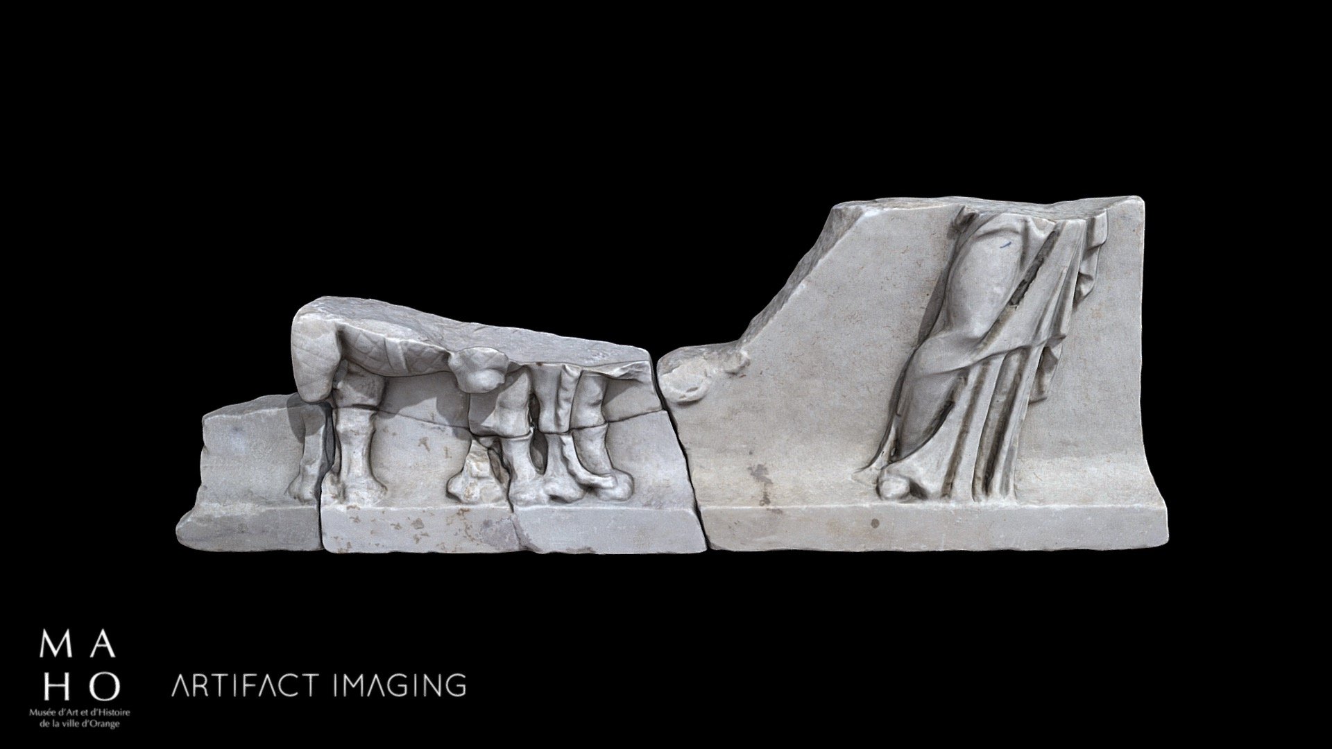 Frise dionysiaque - Inv. 2229/2239-2248