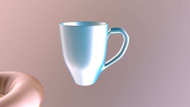 Donut and Mug 3D Model