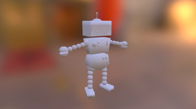 Kind Robot 3D Model