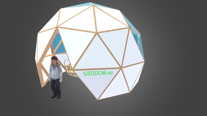 ГЕОДОМ 4м 3D Model