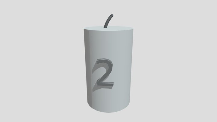candle 2 went out 3D Model