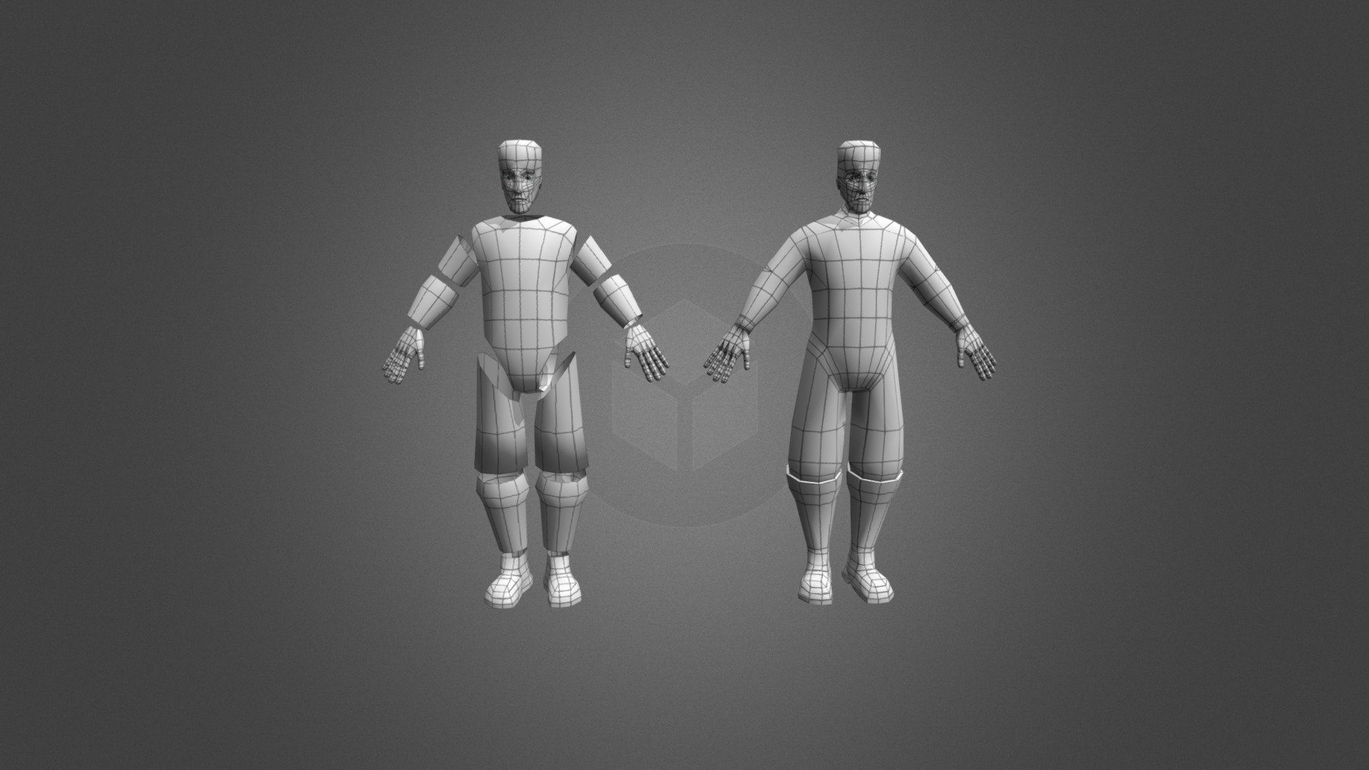 Low Poly Character Study