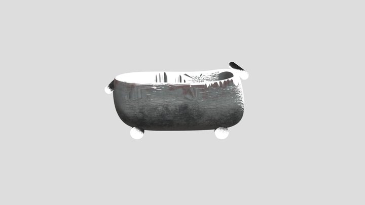Meat Cart 3D Model