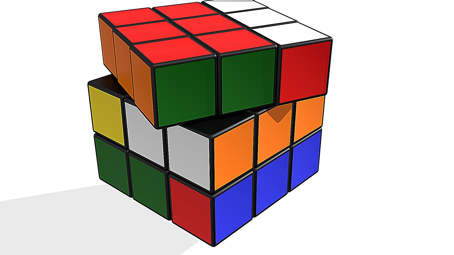 Rubiks Cube 11x11x11 | 3D model