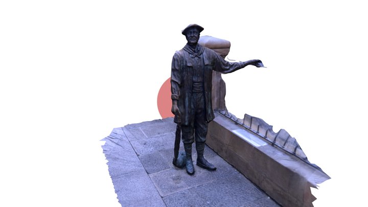 Estatua de Celedón (3D scan) 3D Model