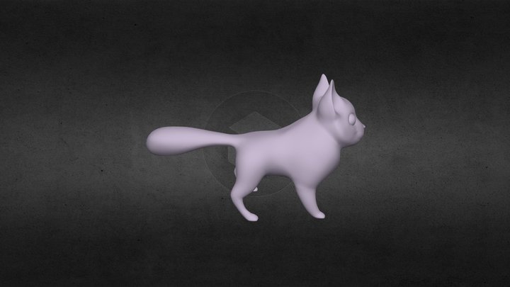 Cat retopo wip 3D Model