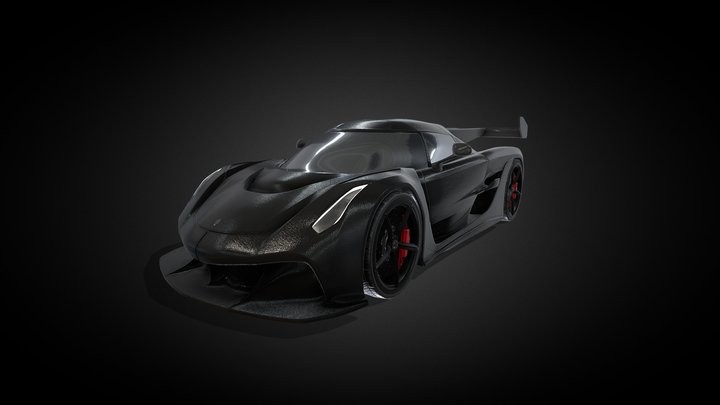 Koenigsegg Jesko Attack 3D Model