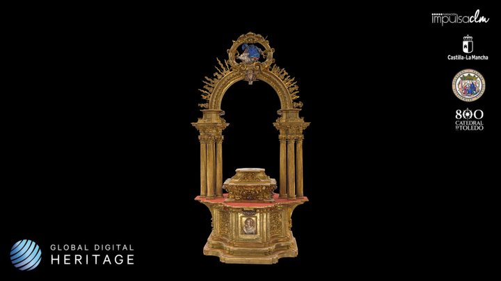 Modelo para el trono de la Virgen del Sagrario