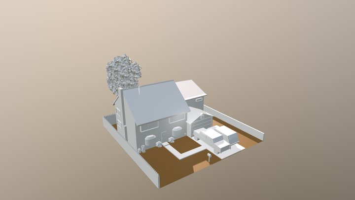 Simpsons House 3D Model