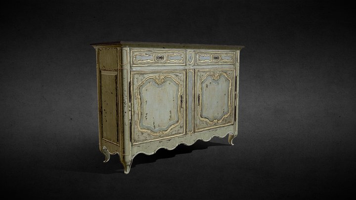 Louis XV Buffet 3D Model