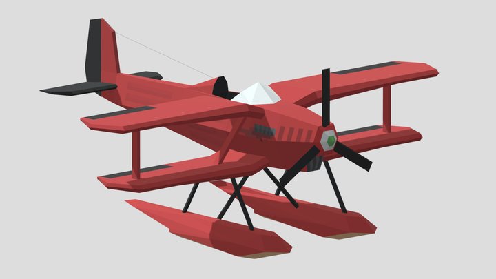 seaplane 2 3D Model
