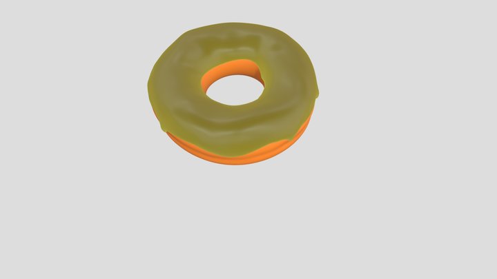 Basic Doughnut (without textures) 3D Model