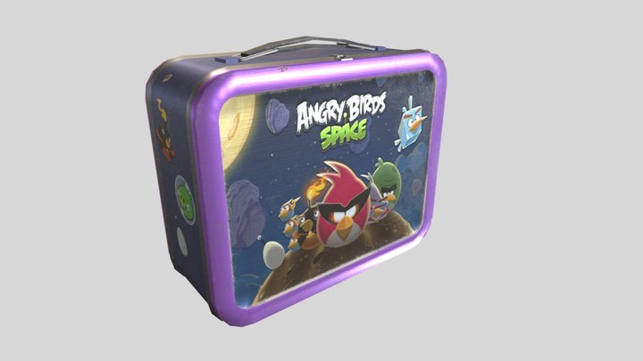 Old-Fashioned Angry Birds Space Metal LunchBox