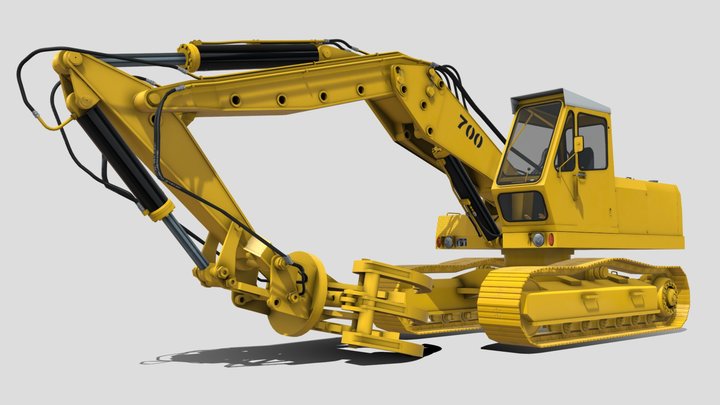 1983 Radoje Dakić Liebherr G 700 3D Model
