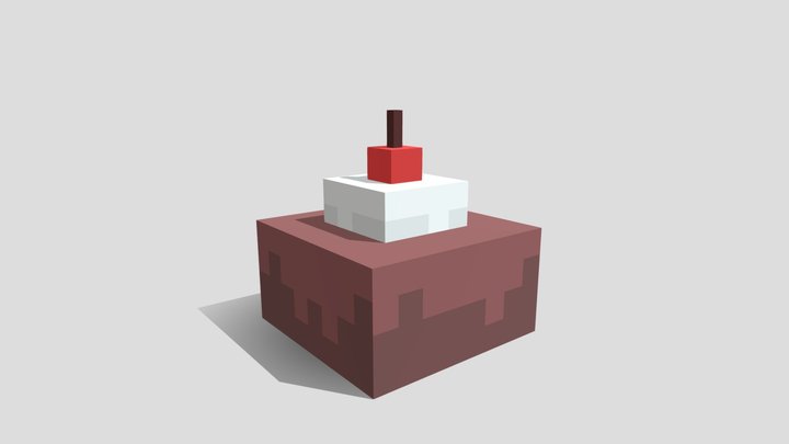 Chocolate Cake 3D Model