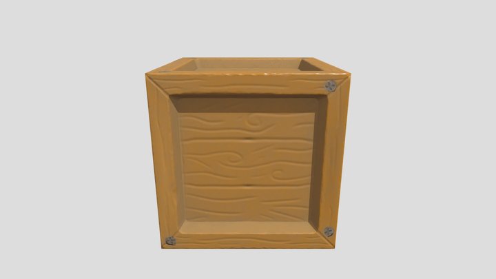 Crate 3D Model