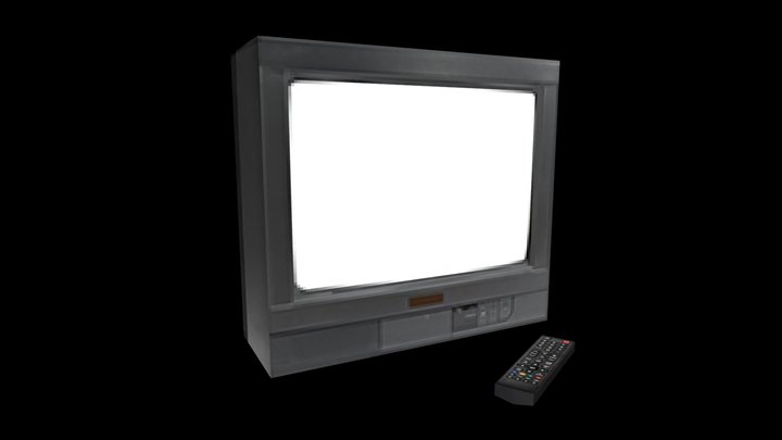 PSX CRT TV 3D Model
