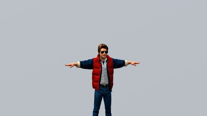Marty Mcfly Beta V1 3D Model