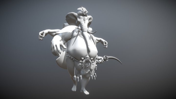 ELEPHANT - GODS ANIMALS 3D Model