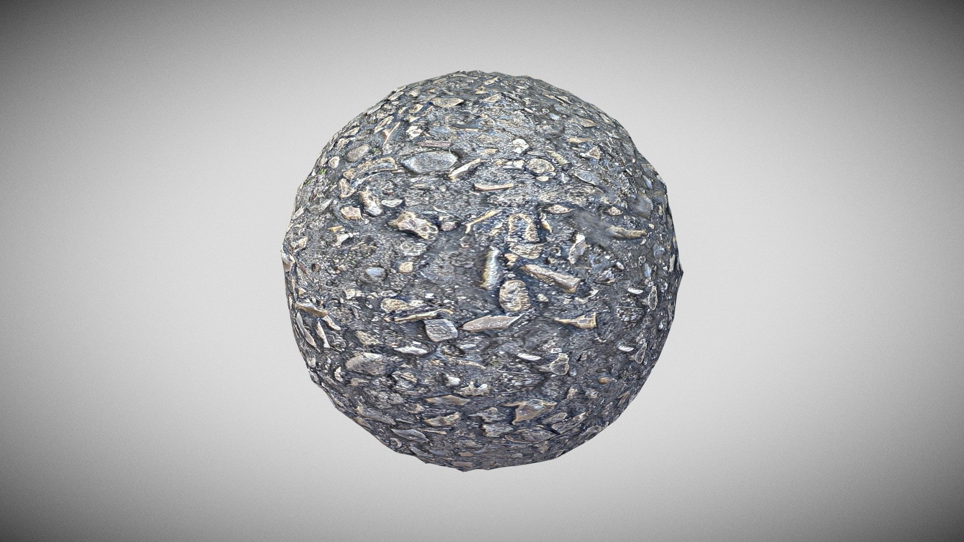Seamless Pebble Path PBR Texture