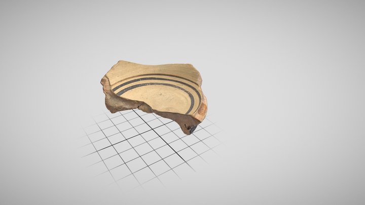 Bodenfragment einer Keramikschale 3D Model