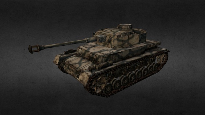 Panzer IV Medium Tank - Toshueyi 3D Model