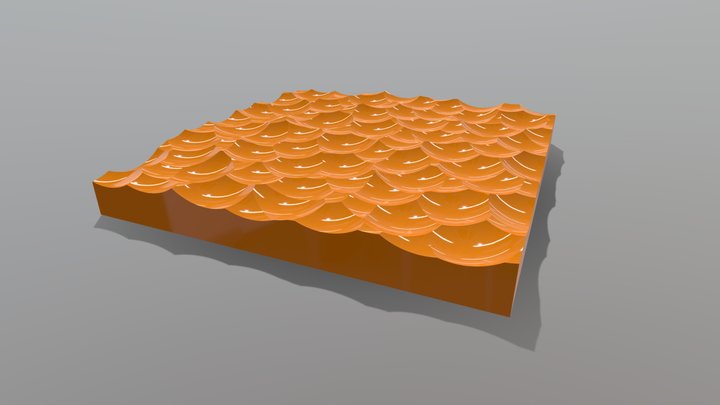 Voronoi Pattern 3D Contour 3D Model