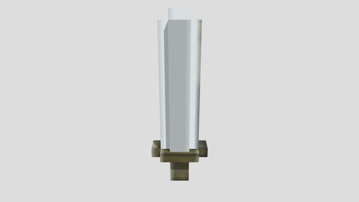 Voxel Sword Free – Kostenloses 3D-Modell STL