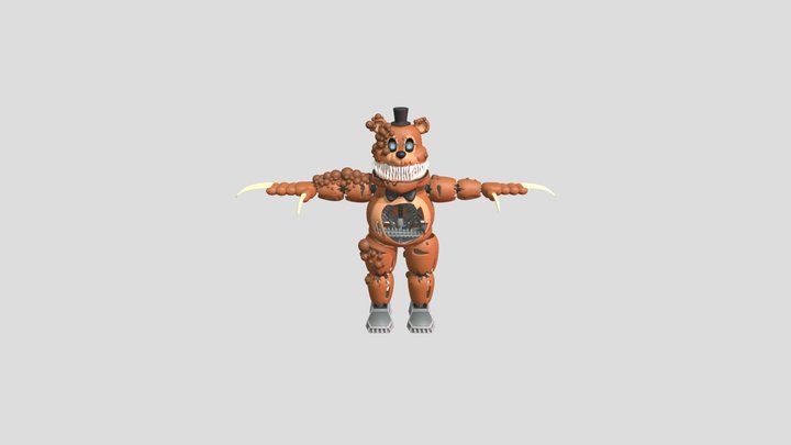 twisted Freddy 3D Model