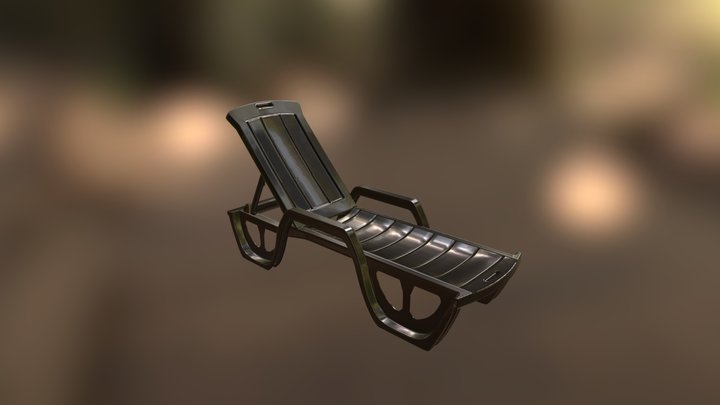 Sunbed 3D Model