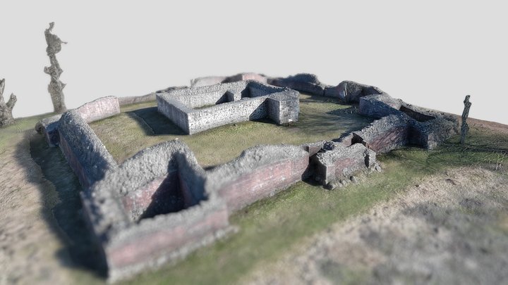 Gurre Castle Ruin - Gurre Slotsruin 3D Model