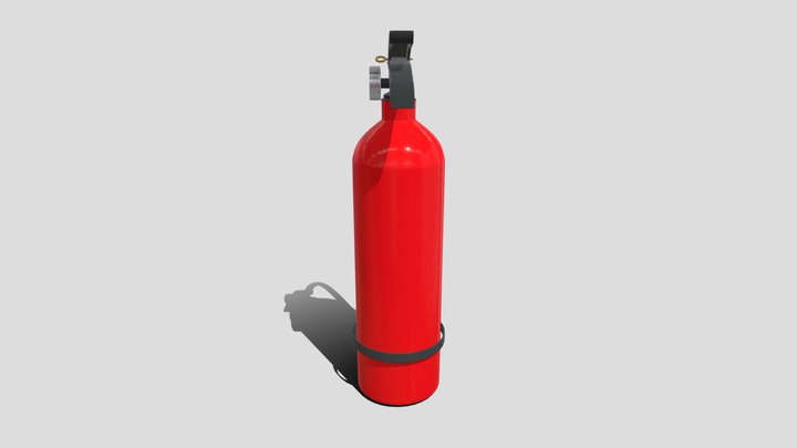 fire extinguisher 3D Model