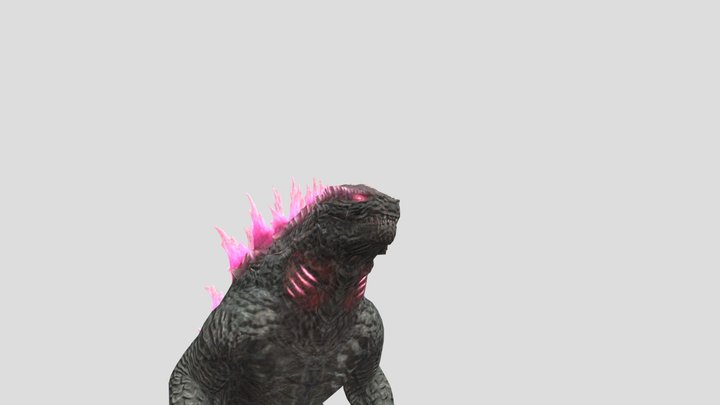 godzilla now whit animation 3D Model