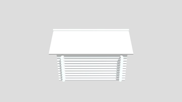 Wood Cabin 3D Model