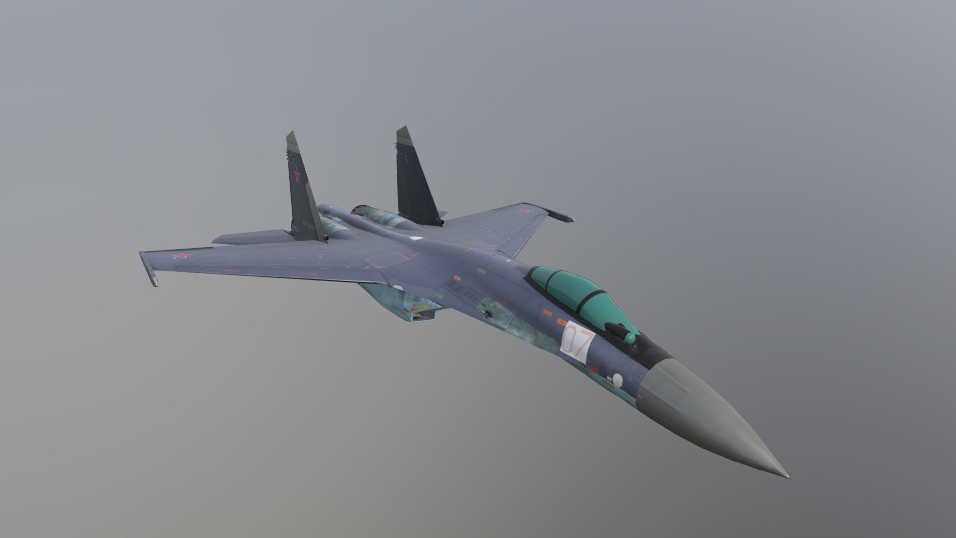 Su-35 - 3D model by funreality [14cbab9] - Sketchfab