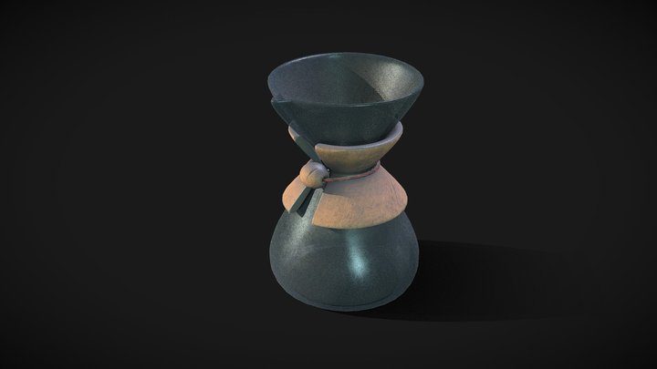 Chemex drip coffee brewer 3D Model
