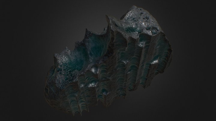 Alien rock 3 3D Model