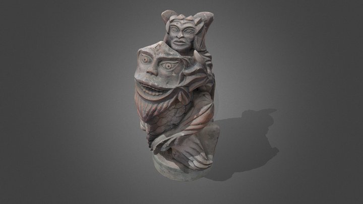 El Indio Pescador Optimizado 3D Model