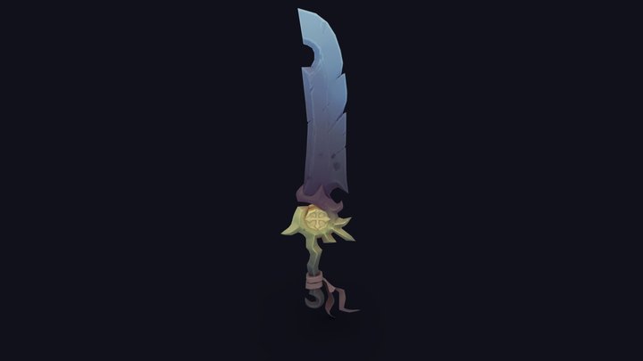The Crescent Cleaver 3D Model