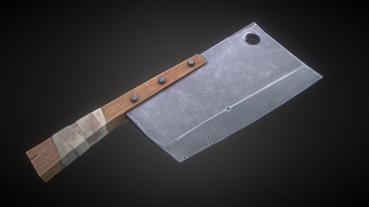 Fishmonger chopper 3D Model