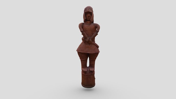 熊谷市野原古墳出土武人埴輪（レプリカ） 3D Model