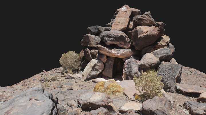 Montículo de piedra 3D Model