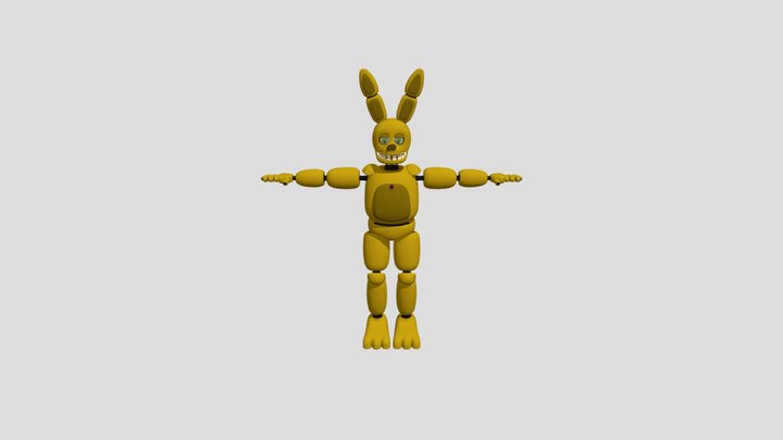 RedEye Pre Spring Bonnie FNAFSFM1 3D Model