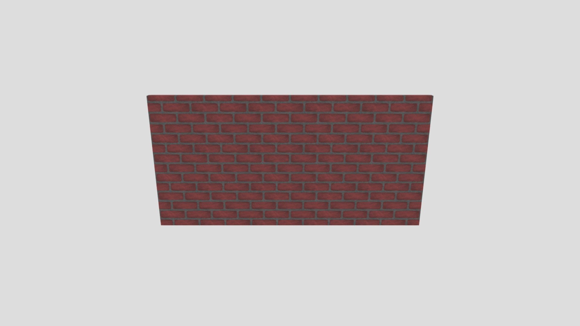 Easy Red Brick Wall - 3D model by a106082030 [14d077c] - Sketchfab
